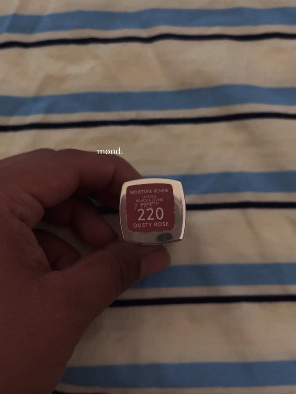 Rimmel moisture renew lipstick 220 Dusty Rose Discontinued